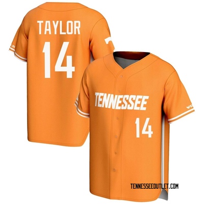 Men's Charlie Taylor Tennessee Volunteers Game Replica Lightweight Baseball Jersey - Orange